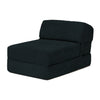 Jumbo Cord Z Bed Single Size Fold Out Chairbed Sofa Seat Foam Guest Futon Chair