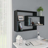 Floating Wall Mounted Bookshelf Hanging Storage Display Shelf Unit Multi Colours