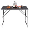 Portable Camping Table Alu Folding Adjustable Height Outdoor Picnic Party Desk