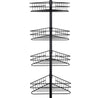 Non-Rust Bathroom Telescopic Corner Shelf Storage 4 Tier Shower Caddy Organiser