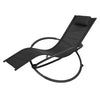 Rocking Sun Lounger Chair Garden Recliner Outdoor Relaxing Chair Zero Gravity
