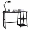 Home Office Computer Desk w/ Storage Shelves PC Writing Laptop Desk Workstation