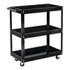 Rolling 3 Tier Tools Storage Trolley Cart Workshop Garage Organizer Shelf Rack