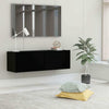 TV Cabinet TV Stand Unit Wall Mounted Floating Cupboard 2 Compartments Furniture