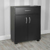 Small 2 Door 1 Drawer Hallway Living Room Sideboard Wooden Storage Cabinet Unit