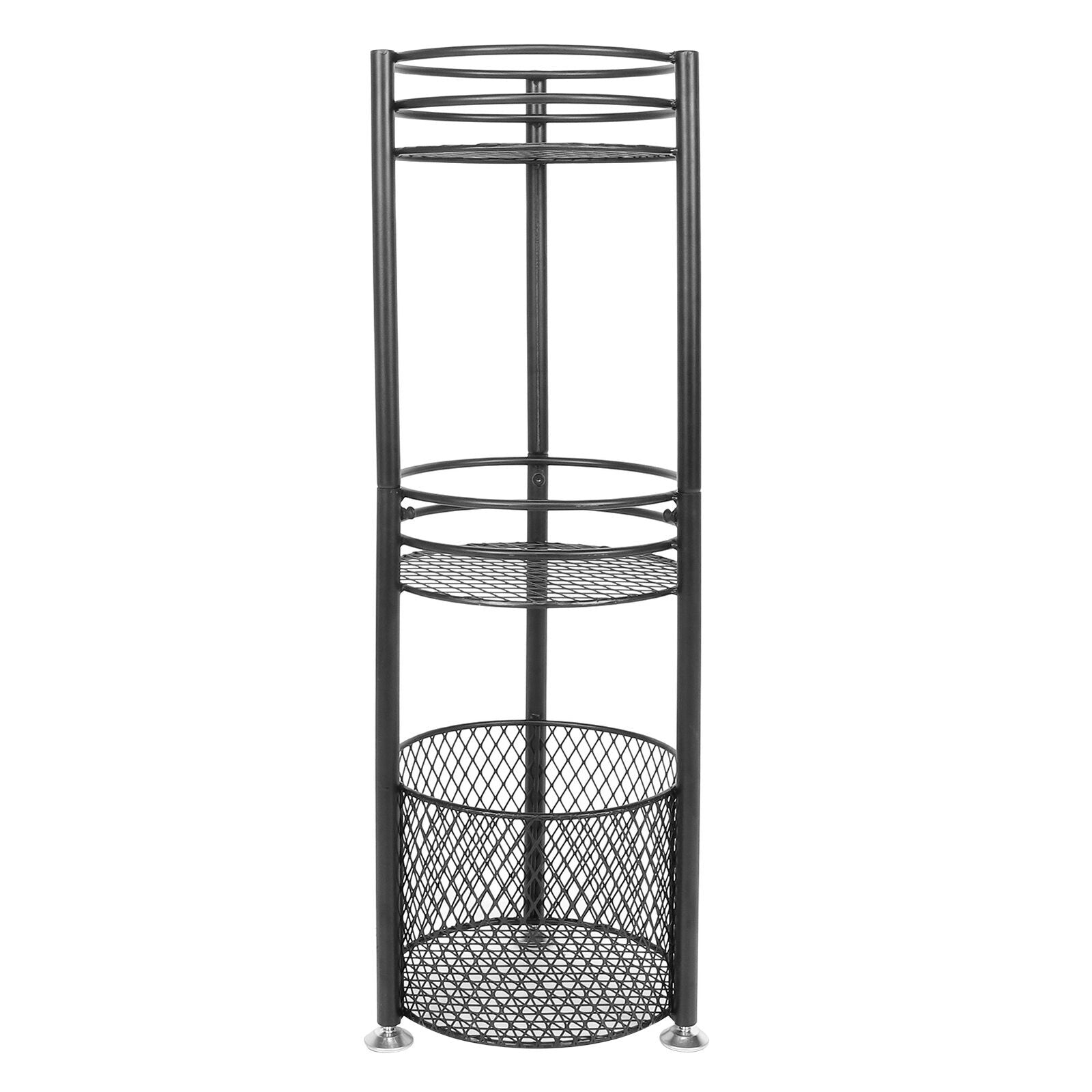 Bathroom Corner Shelf 3 Tier Shelving Rack Unit Display Stand Kitchen