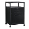 Lockable Filing Cabinet Printer Stand Rolling Home Office File Storage Drawer