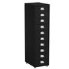 10Tier Metal Storage Cupboard Side Cabinet Office Filing Cabinet