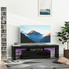 High Gloss TV Stand Cabinet W/ LED RGB Lights, Remote Control and Storage