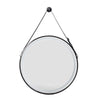 Metal Frame Round LED Bathroom Mirror Make Up Anti Fog & Memory Function 800mm