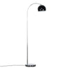 MiniSun Floor Lamp - Retro Curved Metal Light Domed Lampshades LED Bulb Lighting