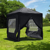 2x2m Pop-up Gazebo Waterproof Outdoor Garden Marquee Canopy party Tent Sidewall