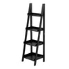 Wooden 4 Tier Ladder Shelf Bookshelf Storage Display Shelving Unit Free Standing