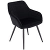 1/2/4x Dining Chair Velvet Padded Chair Kitchen Restaurant Lounge Living Room