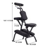 Tattoo Massage Chair Adjustable Folding Beauty Salon Therapy Stool w/ Carry Bag