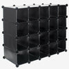 16/20/24 CUBE UNIT INTERLOCKING SHOE STORAGE ORGANIZER RACK DISPLAY STAND BOXES