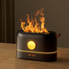 3D Flame Light USB Air Humidifier Essential Oil Diffuser Mist Bedroom Home Decor
