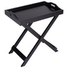 Folding Sofa Side End Table Coffee Table Removable Serving Tray Breakfast Dinner