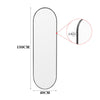 150cm Full Length Dressing Mirror Wall Mounted Bedroom Hallway Living Room Decor
