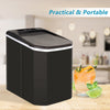 Countertop Ice Maker Machine with Ice Scoop & Basket for Home Kitchen Bar 1.5L