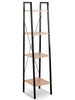 4-Tier Storage Rack Bookcase Display Stand Ladder Shelf Free Standing