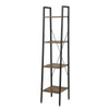 4-Tier Storage Rack Bookcase Display Stand Ladder Shelf Free Standing