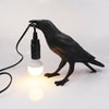Lucky Bird Table Lamps Resin Crow Desk Lamp Bedroom Wall Sconce Light & UK PLUG