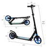 High Quality Large Teens Adult Push Scooter Kick Street Ride Scooter Dual Brake
