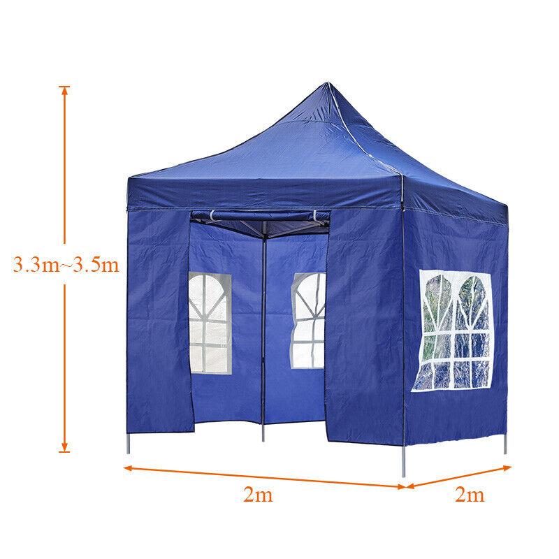 2x2/3x3m Pop-up Gazebo 420D Oxford Marquee Canopy Outdoor Patio Party Tent HQ