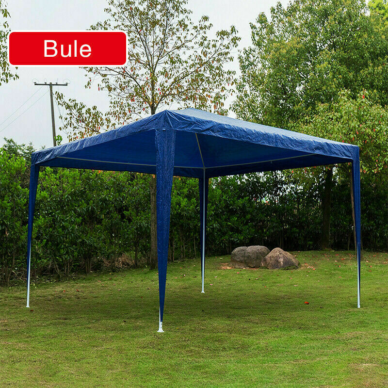 3X3M GARDEN PARTY TENT GAZEBO MARQUEE WATERPROOF SHELTER SHADE WEDDING CANOPY UK