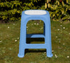 Large Tall Plastic Garden Stool Stackable Outdoor Indoor Chair Stool or Table