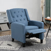 Button Tufted Recliner Chair, Microfibre Cloth Reclining Armchair
