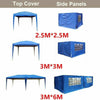 3x3m 3x6m Pop Up Gazebo Waterproof Garden Marquee Tent Canopy Heavy Duty W/Sides