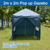 Heavy Duty 2x2M Pop-Up Gazebos Waterproof Marquee Canopy Outdoor Garden Tent