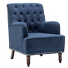 Chesterfield High Back Chair Button Tufted Armchair Fireside Sofa Seat Lounge