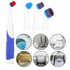 Super Scrubber Cleaning Electric Brush Help House Kitchen Bathroom 4 Heads UK