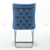 Vanquish Premium Button Back Velvet Dining Chair Brampton Cross Legs Chrome 2023