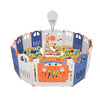 14 Panel Plastic Baby Playpen Foldable Kids Toddlers Safety Play Yard Door Fence