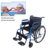 Folding All AID Wheelchair Footrest Self Propelled Lightweight Transit Comfort