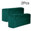 2x Stretch Velvet Armchair Covers Chair Arm Protector Cover Sofa Couch Armrest