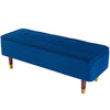 KATRINA VELVET STORAGE OTTOMAN FOOTSTOOL BEDROOM LIVING ROOM BENCH SEATING
