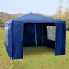 3x3M Heavy Duty Gazebo Marquee Canopy Waterproof Garden Patio Party Tent w/Sides