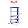 Garage Shelves Shelving 5 Tier Unit Racking Boltless Heavy Duty Storage Shelf