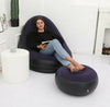 Deluxe Inflatable Lounger Ottoman Couch Gaming Chair Foot Stool Seat Air
