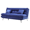 190cm Velvet Fabric Sofa Bed Living Room 3 Seaters Couch Settee Sleeper Recliner