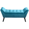 Velvet Window Seat Bench Bed End Footstool Room Sofa Pouffe Padded Lounge Chairs