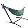 Large Double Brazilian Hammock with Stand Rest Fun Swing Bed Calming Desert Rack