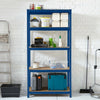 Neo 5 Tier Blue Large Steel Garage Shelving Racking Unit Storage Racks 180x90x40