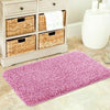 NEW SOFT PLAIN SHAGGY MATS WASHABLE NON SLIP LARGE SMALL BEDROOM RUGS RUNNERS UK