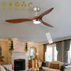 52 INCH Ceiling Fan with 3 Color Light 3 Blades LED Lighting Remote Control Fans